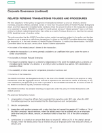 Related Persons Transaction Policies and Procedures