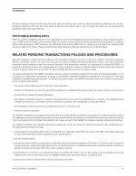 Related Persons Transactions Policies and Procedures