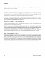 Communications with the Board