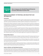 Proposal No. 3 - Vote to Approve the Hewlett Packard Enterprise Company 2021 Stock Incentive Plan