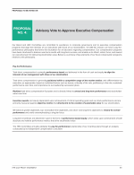 Proposal No. 4 - Advisory Vote To Approve Executive Compensation