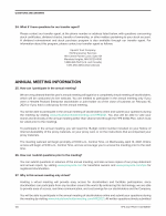 Annual Meeting Information